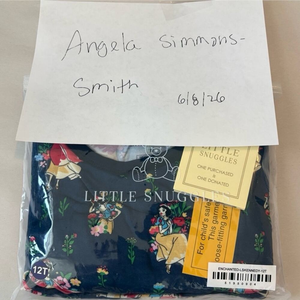 Charlie’s Project Little Snuggles Enchanted Snow White Long Sleeve Pajamas